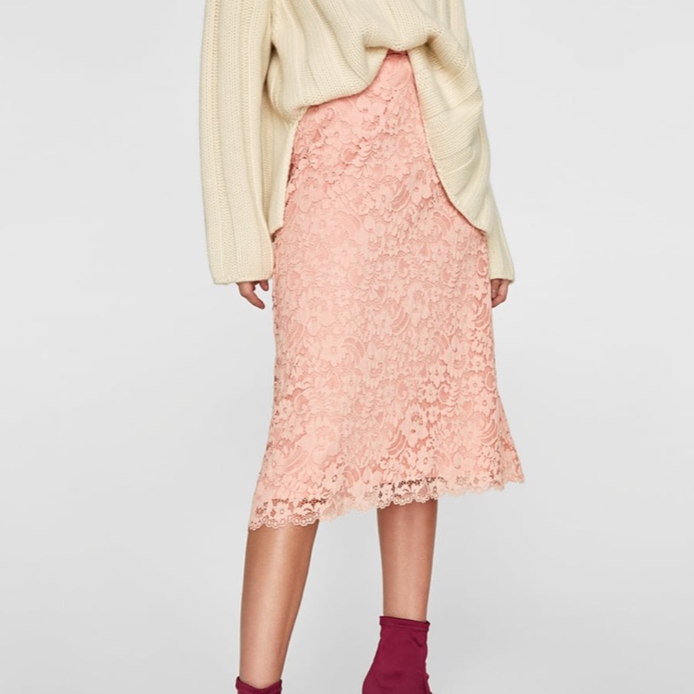 Zara lace skirt NWOT